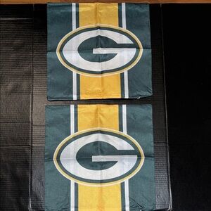 Green Bay Packers Accent Pillow Covers- 2 for $16